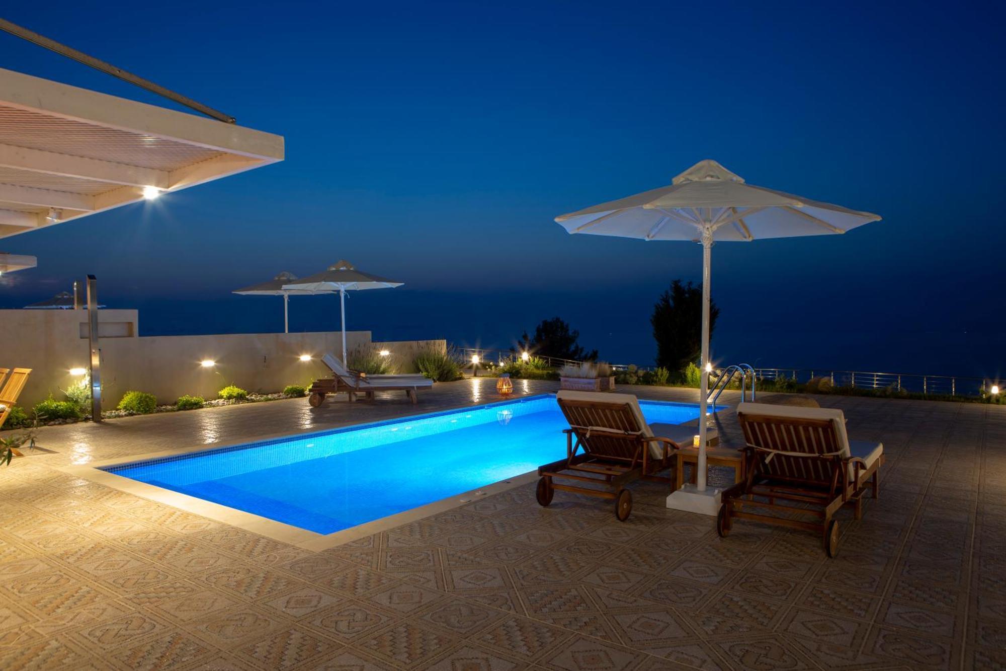 Villa Avraam Sunset With Private Heated Pools By Imagine Lefkada