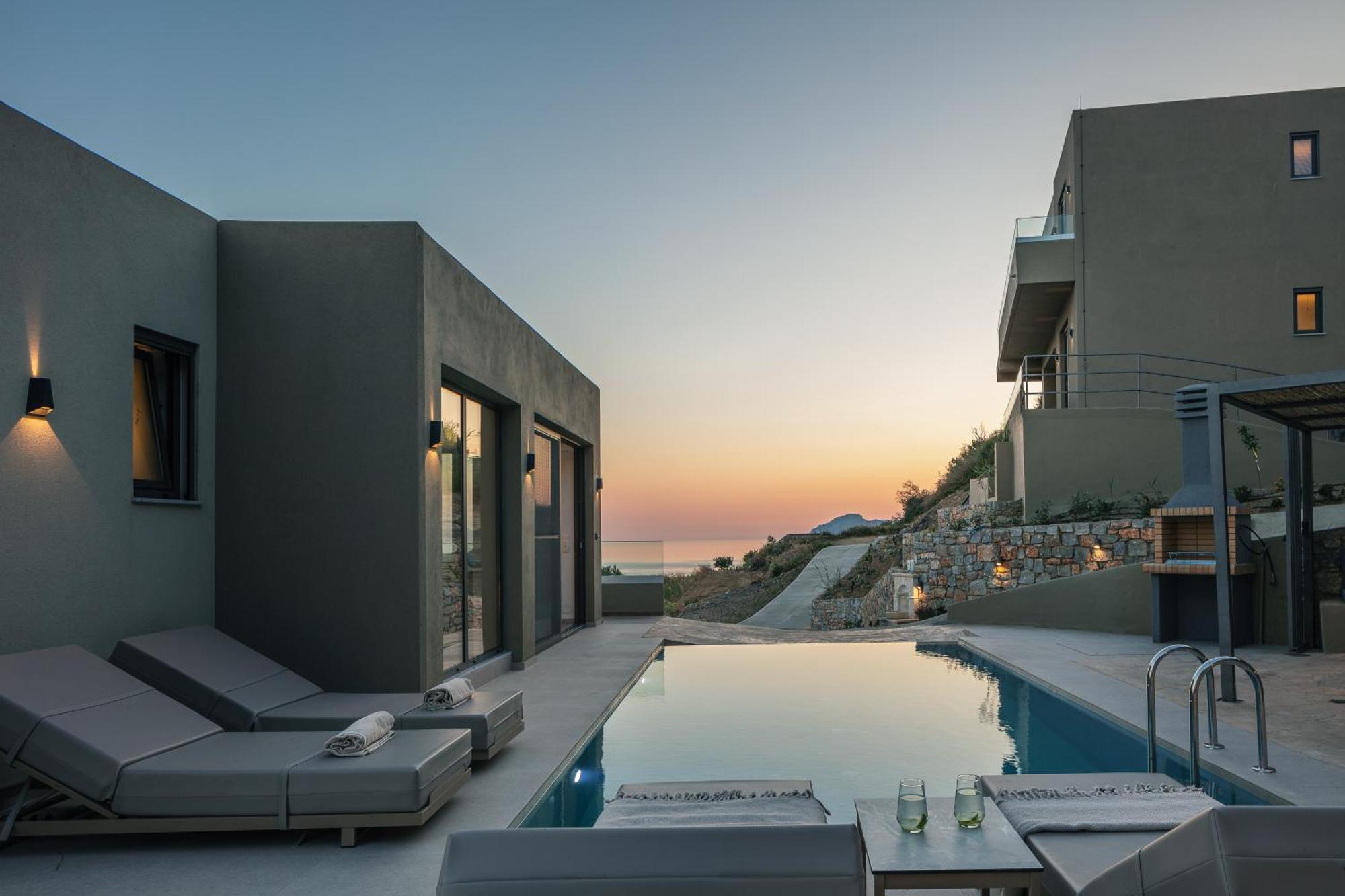 Villa Sigma Villa, Private Swimming Pool Garden, Panoramic Sunset *