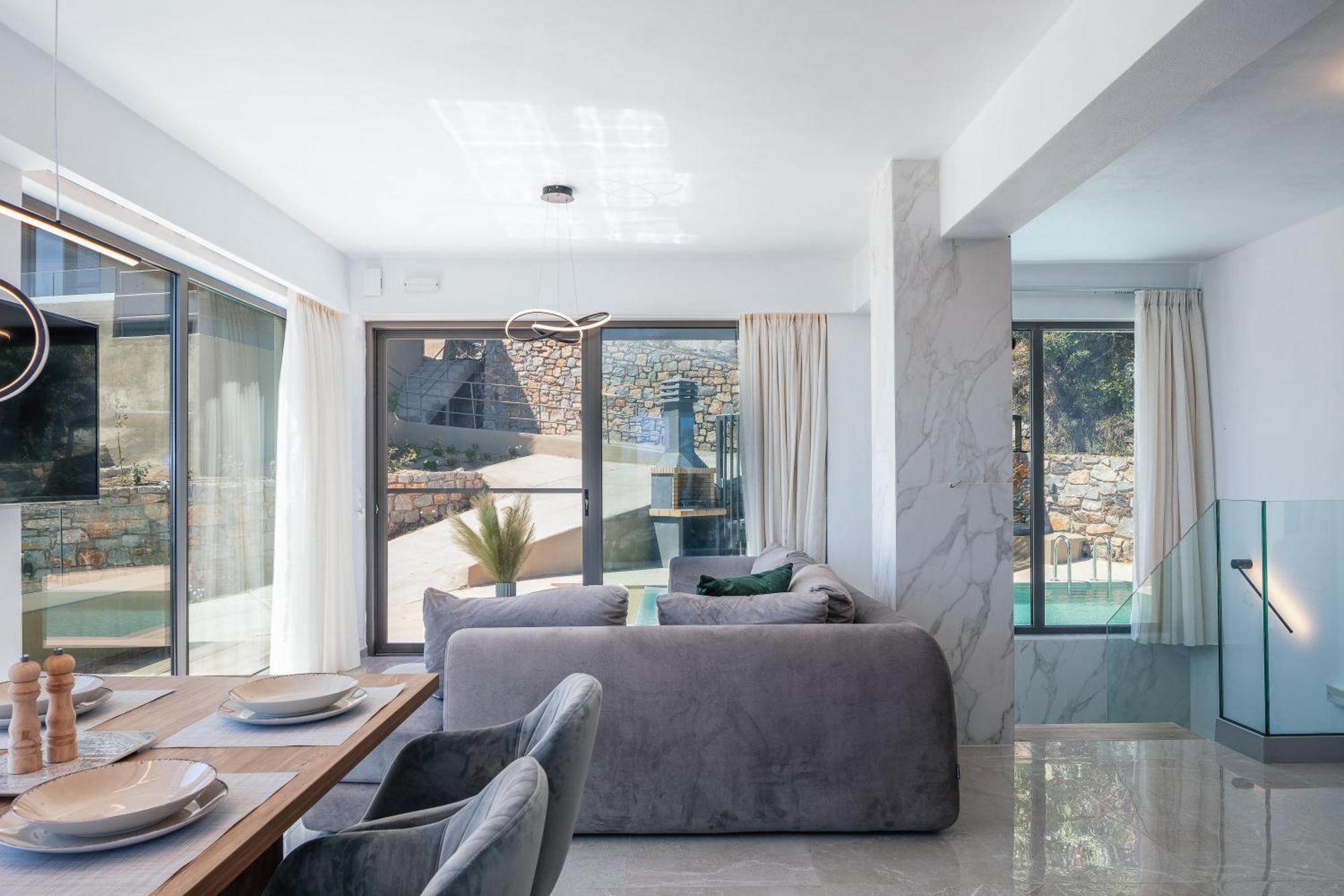 Sigma Villa, Private Swimming Pool Garden, Panoramic Sunset Villa Rethymno (Crete)