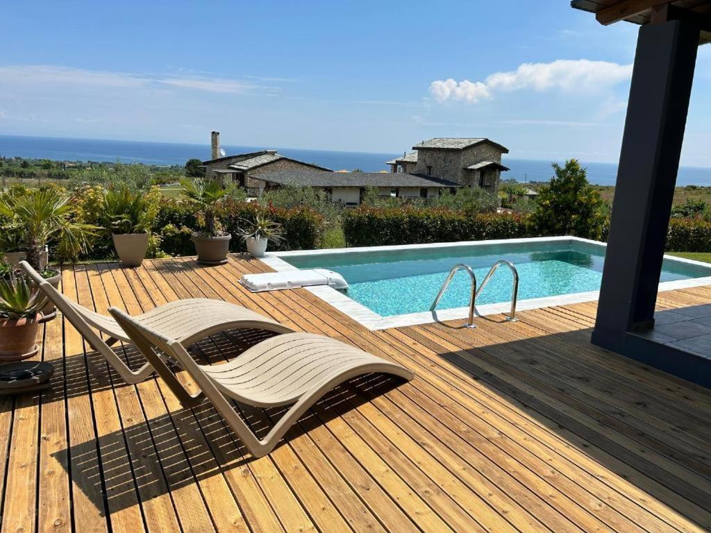 Zeusplace Pool Olympus Riviera Villa Litochoro