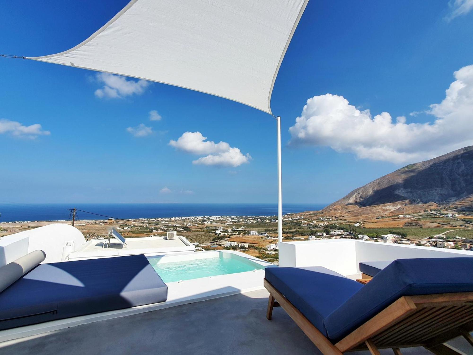 Villa Sun Spell With Sea View-private Plunge Pool Fira (Santorini)