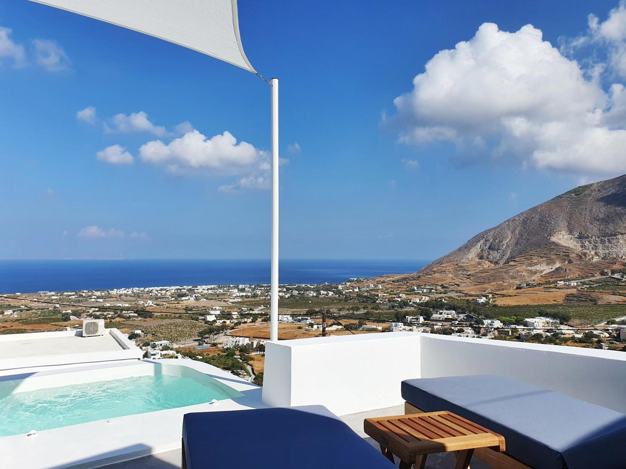 Sun Spell With Sea View-private Plunge Pool Villa Fira (Santorini)