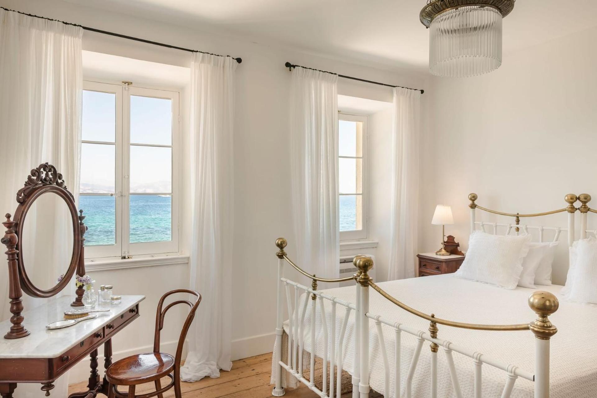 Magnificent Seafront Corfu - 5 En-suite Bedrooms -the Durrells House | Historic Elegance & Modern Luxuries - Direct Access & Private Heated Pool Villa *