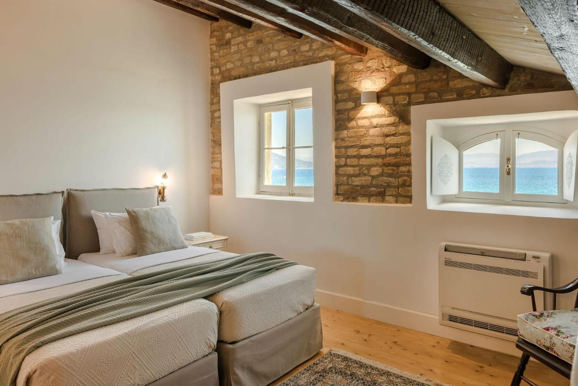 Magnificent Seafront Corfu - 5 En-suite Bedrooms -the Durrells House | Historic Elegance & Modern Luxuries - Direct Access & Private Heated Pool Villa *