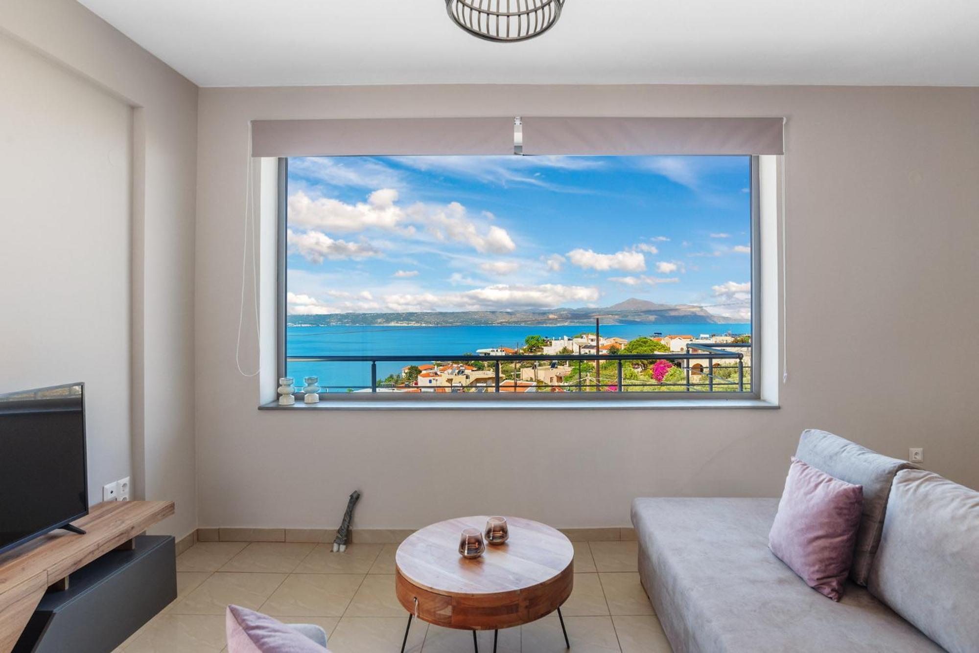 Amazing View Villa-mathaios In -by Apokornas Villa