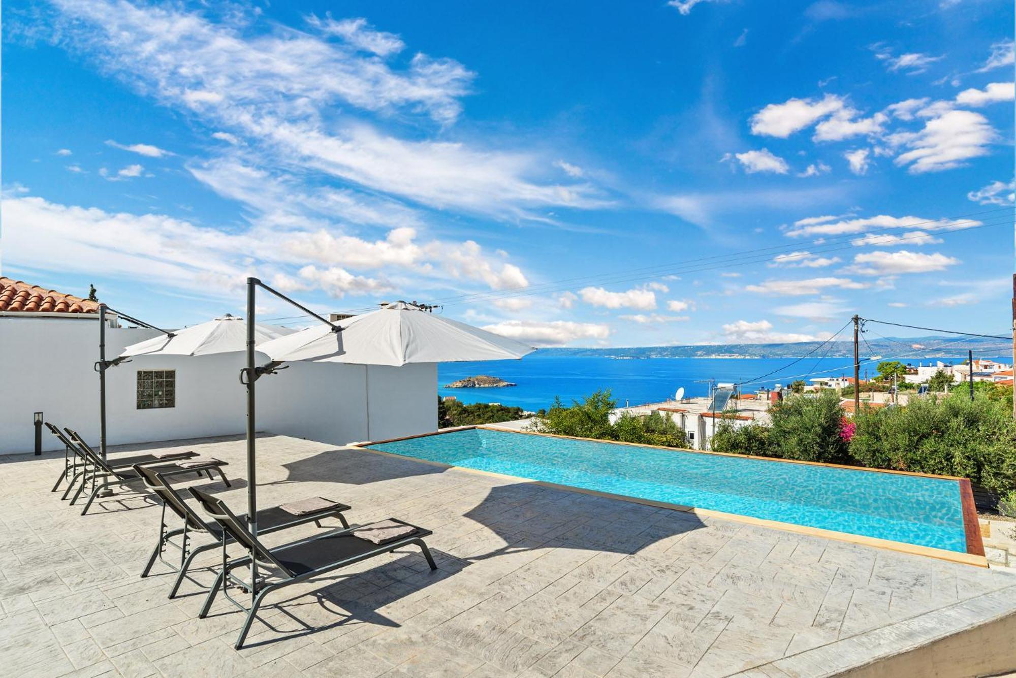 Amazing View Villa-mathaios In -by Apokornas *