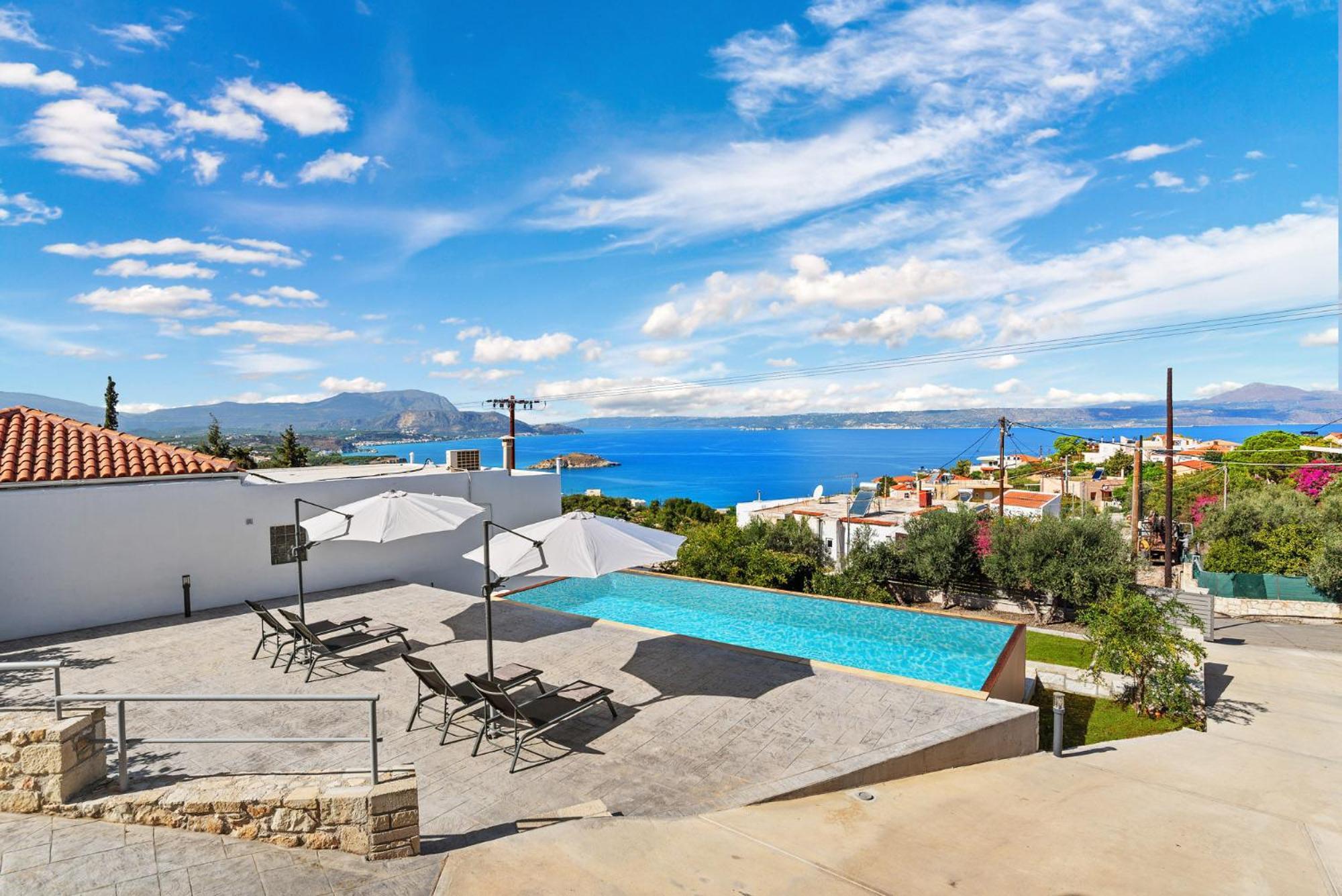 Amazing View Villa-mathaios In -by Apokornas Villa *