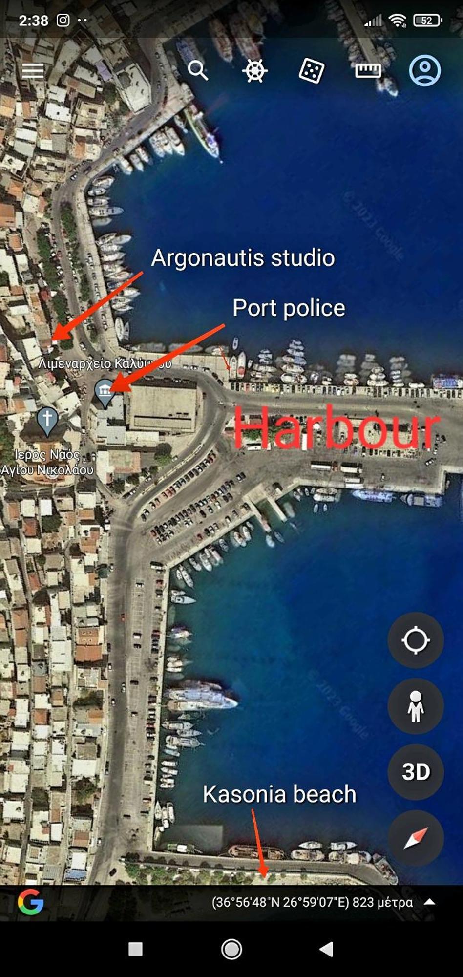 Apartment αργοναύτης μπροστά στο λιμάνι!