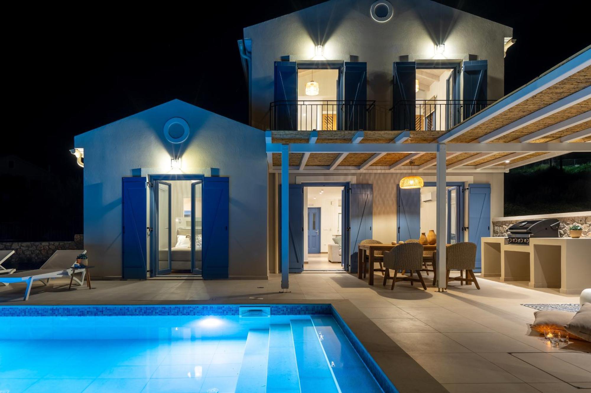 Villa Ariste With Stunning Views Near Fiscardo *