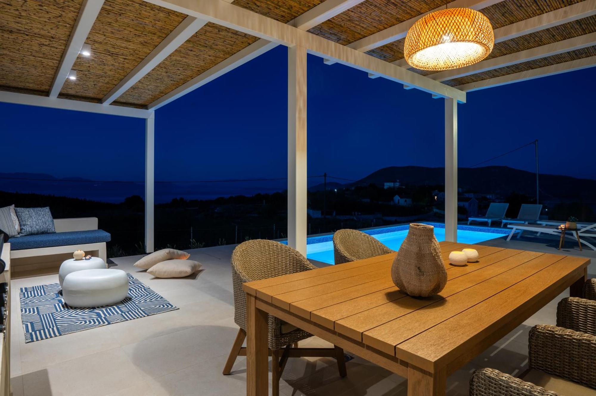 Villa Ariste With Stunning Views Near Fiscardo