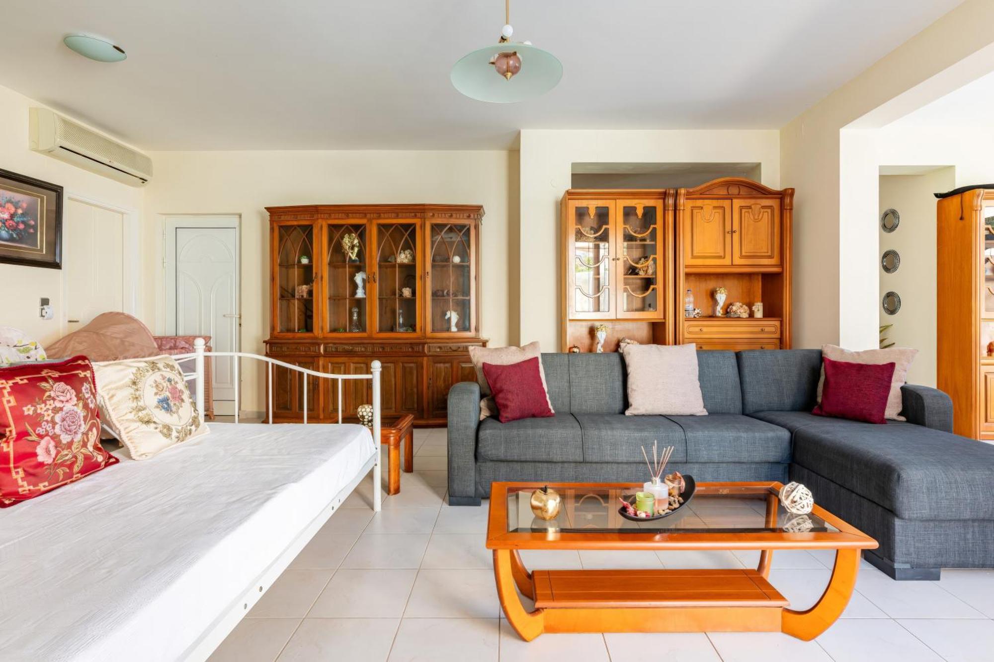 Wonderful In Chania With Private Pool, Panoramic Sea Views & Spacious Interiors Villa