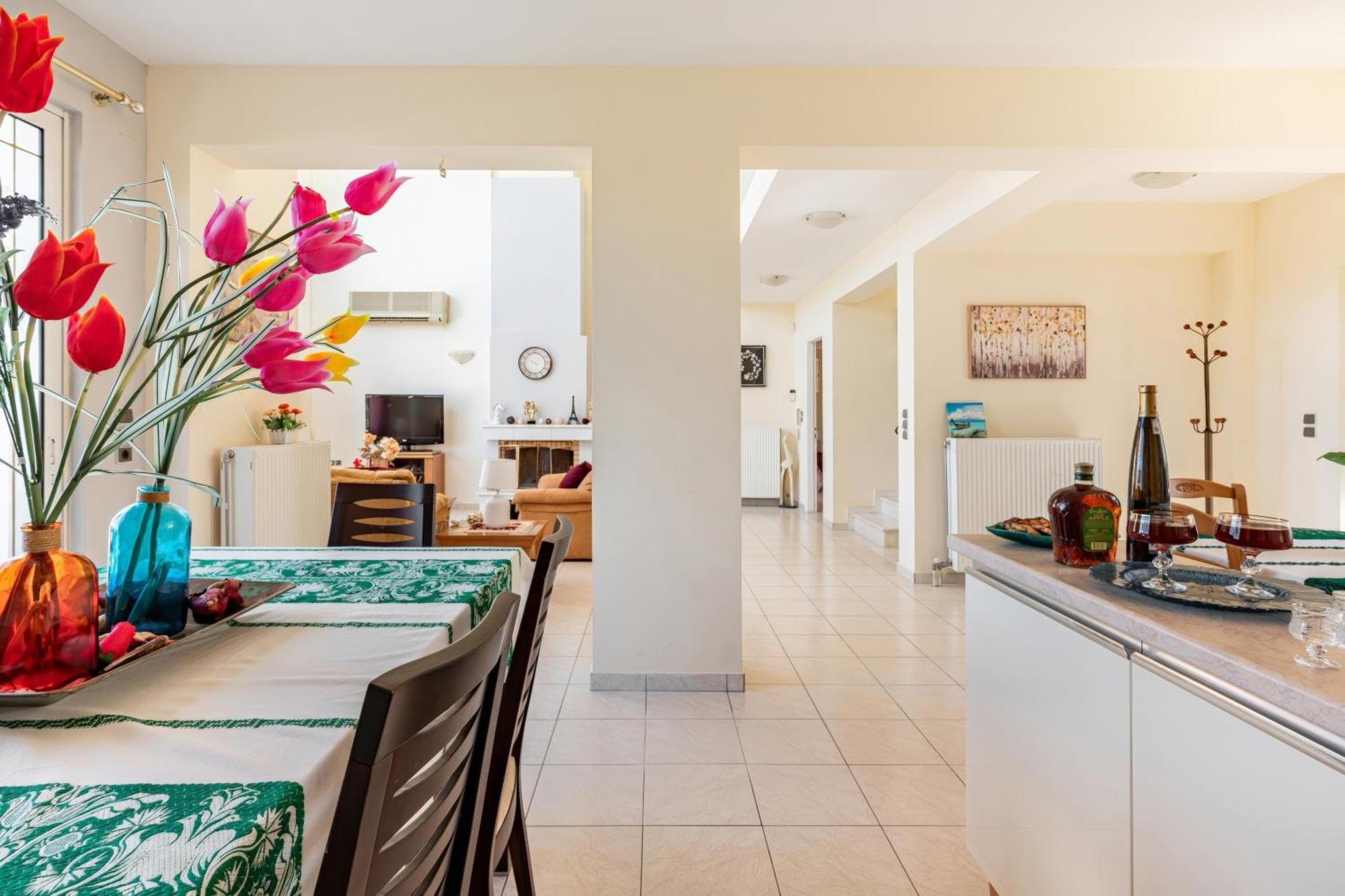 Villa Wonderful In Chania With Private Pool, Panoramic Sea Views & Spacious Interiors Agios Onoufrios