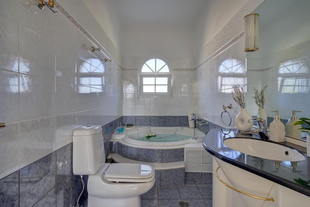 Chrysanthi Luxury In Salakos, With Pool & Jacuzzi, Near Salakos