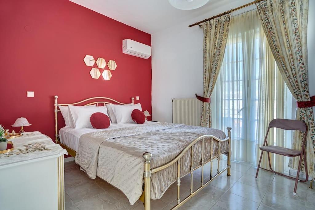 Villa Chrysanthi Luxury In Salakos, With Pool & Jacuzzi, Near Salakos
