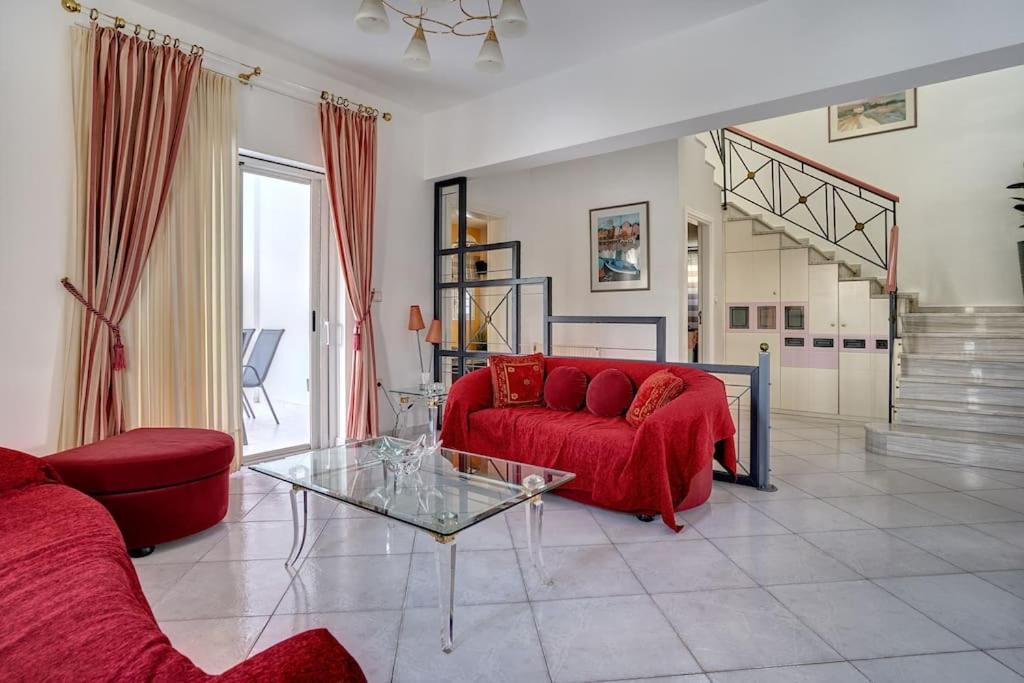 Chrysanthi Luxury In Salakos, With Pool & Jacuzzi, Near *