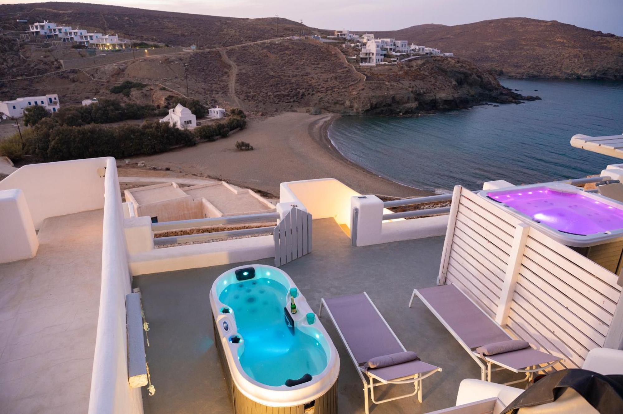 Seaview Mesonette With Private Hot Tub * Mykonos Town