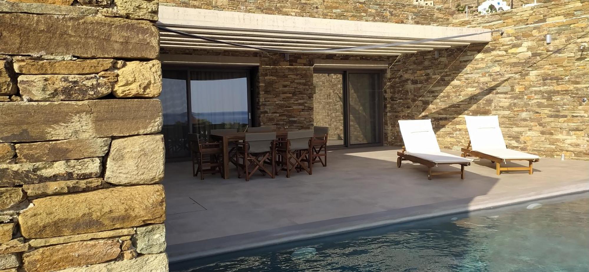 Villa Gray And Blue