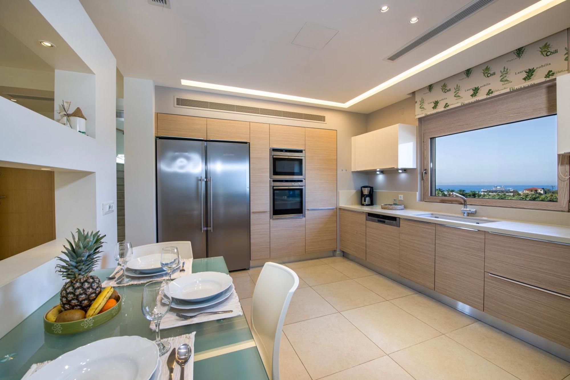 Four Seasons Private - Seaview - Big Heated Pool - Gym - Sport Activities Gouves