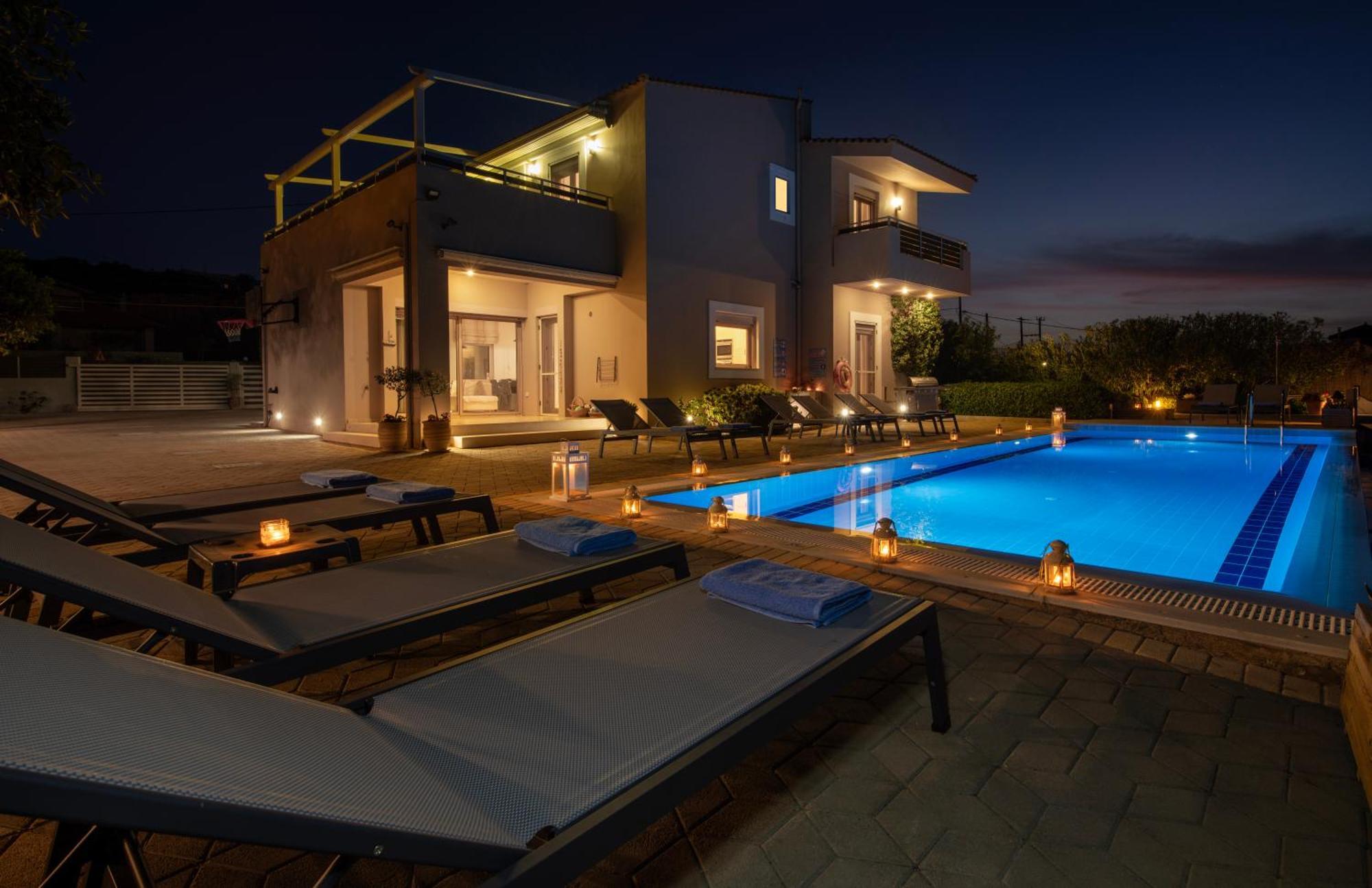 Four Seasons Private - Seaview - Big Heated Pool - Gym - Sport Activities Villa Gouves