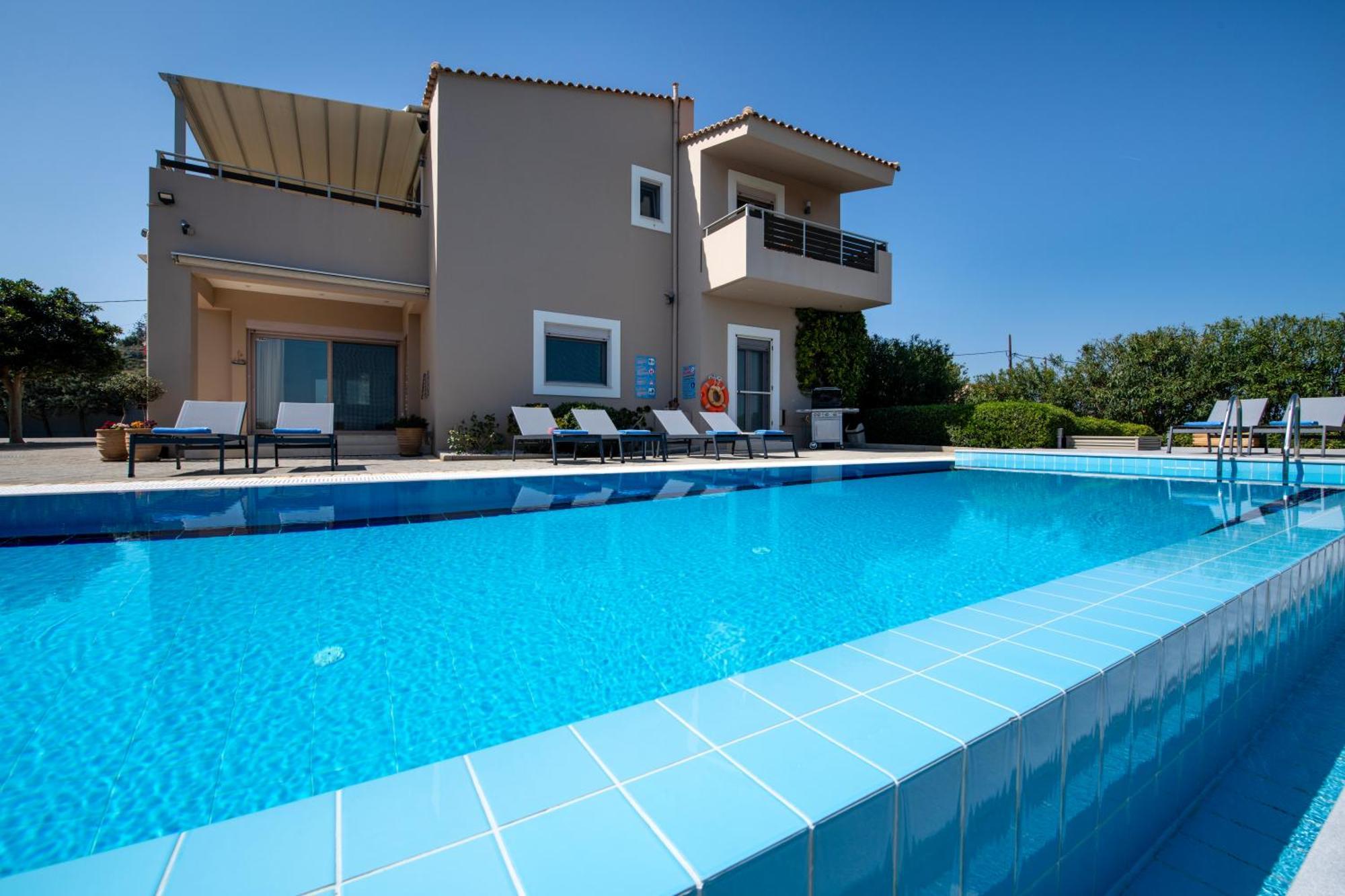 Four Seasons Private - Seaview - Big Heated Pool - Gym - Sport Activities * Gouves