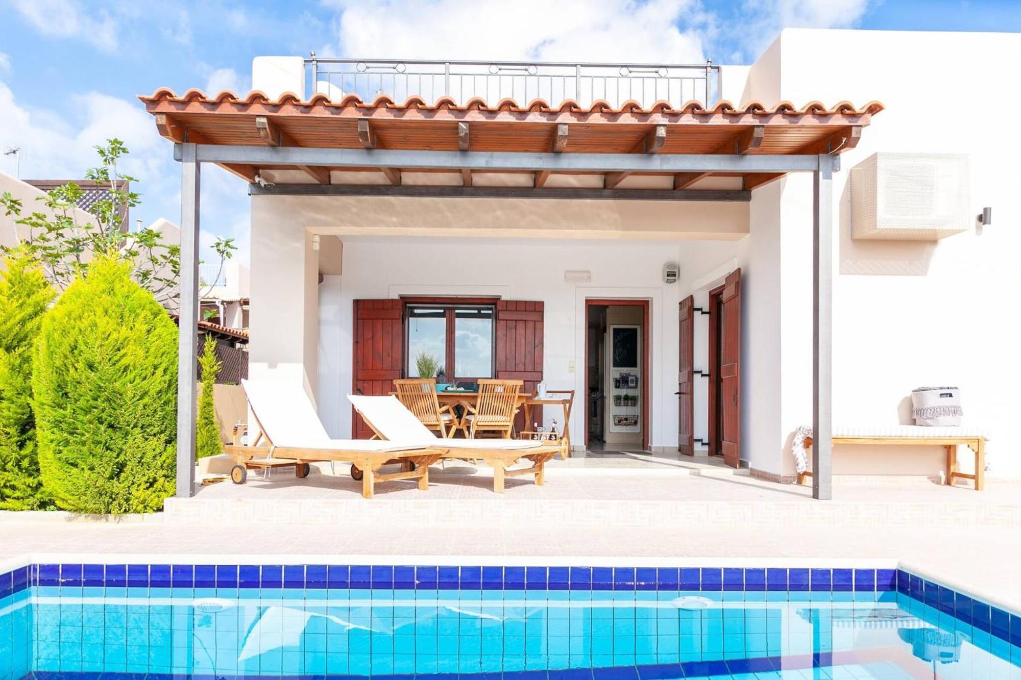 Vila Vasiliki, Next To Platanias, 6min From Sea Villa