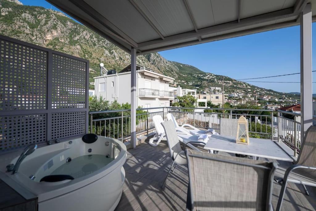 Horizon Heights Dusk Holiday home Verga Kalamata