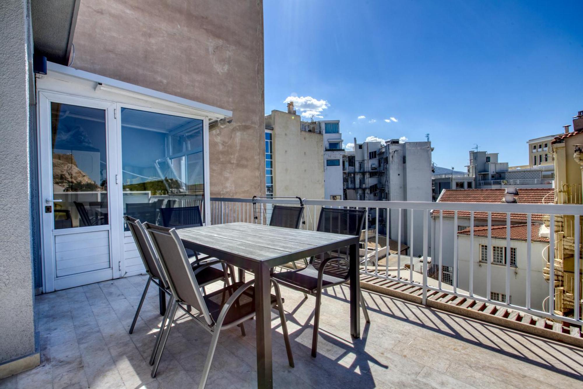 Selini- Grande Acropolis View - 4season Balcony Apartment
