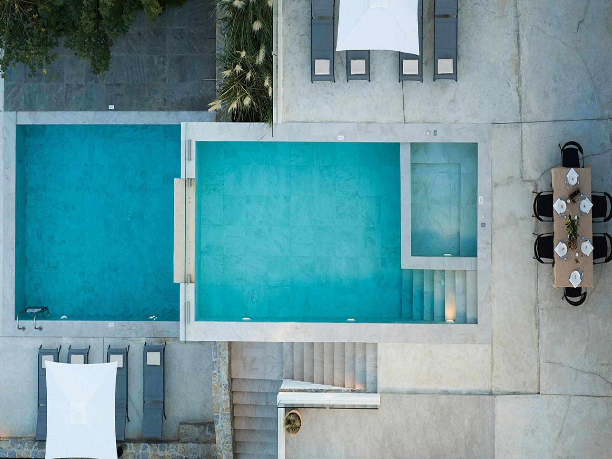 Gorgeous Crete 4 Bedrooms Psinthos Terrace With Two Private Pools Bbq Rethymno * Prinos (Crete)