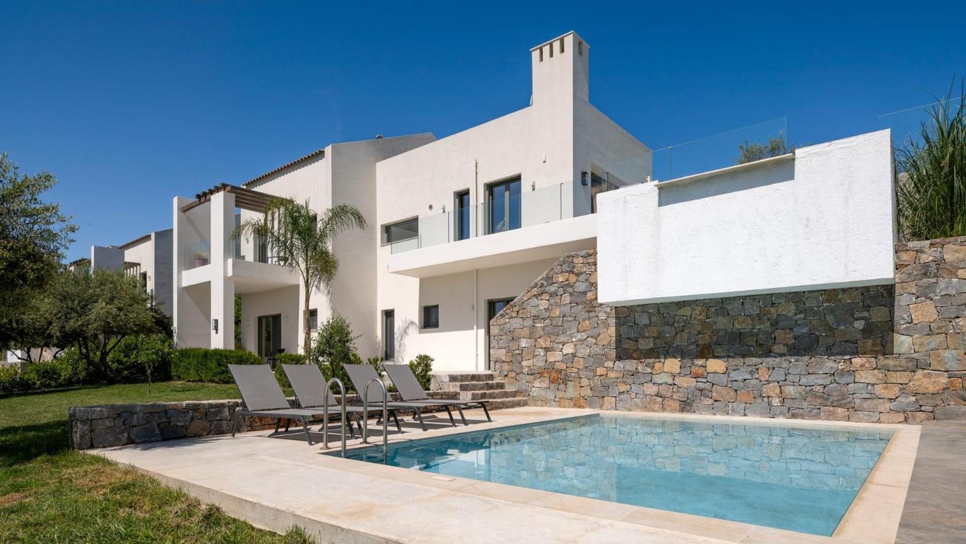 Gorgeous Crete 4 Bedrooms Psinthos Terrace With Two Private Pools Bbq Rethymno * Prinos (Crete)