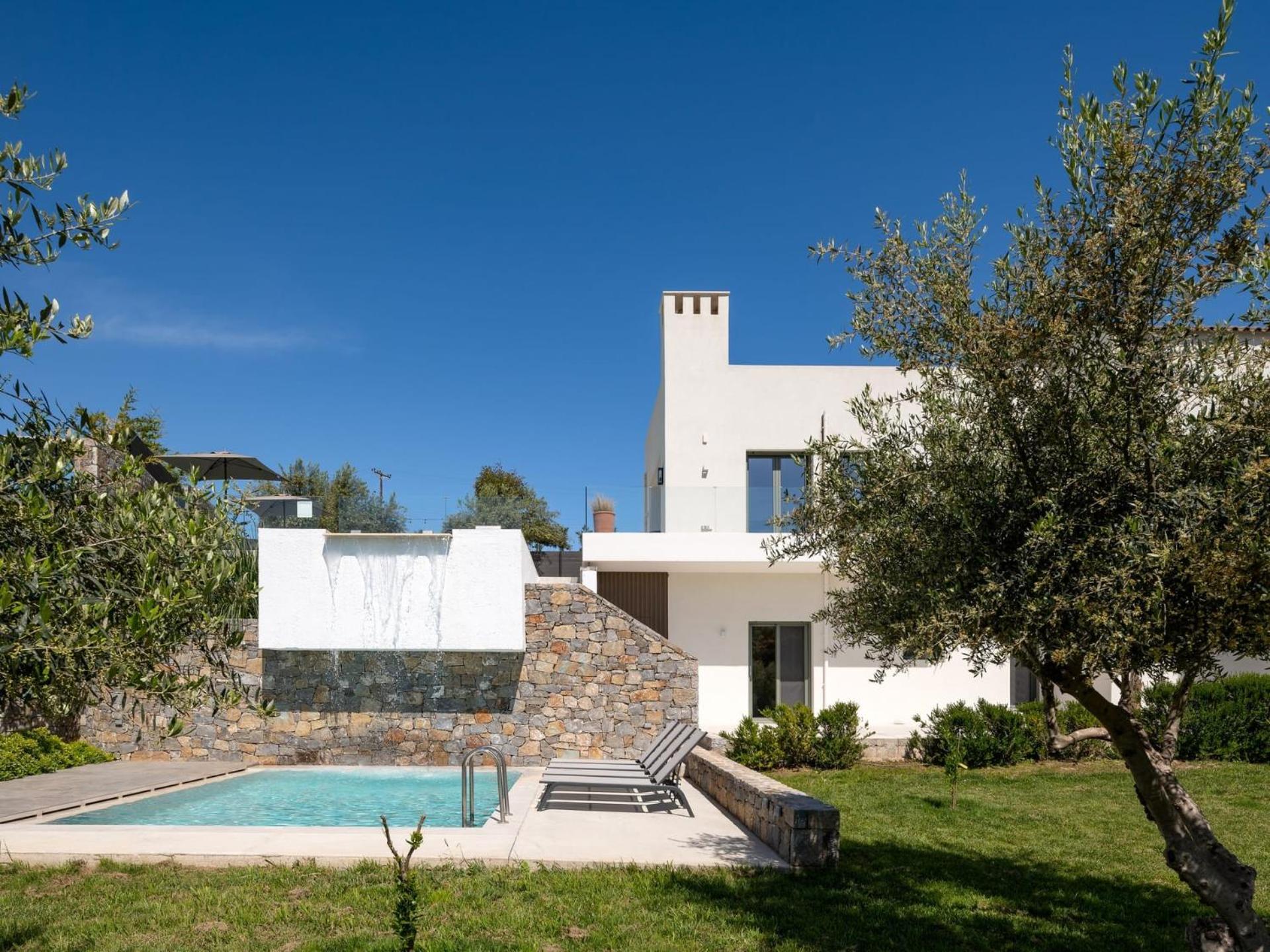 Villa Gorgeous Crete 4 Bedrooms Psinthos Terrace With Two Private Pools Bbq Rethymno *