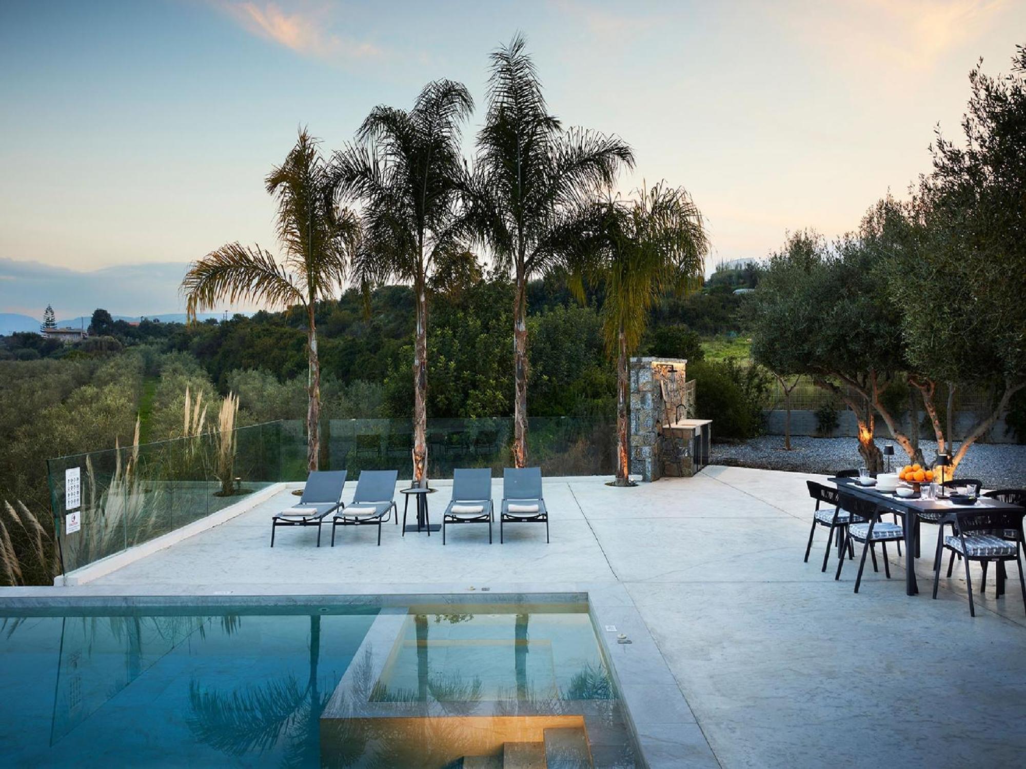 Gorgeous Crete 4 Bedrooms Psinthos Terrace With Two Private Pools Bbq Rethymno * Prinos (Crete)
