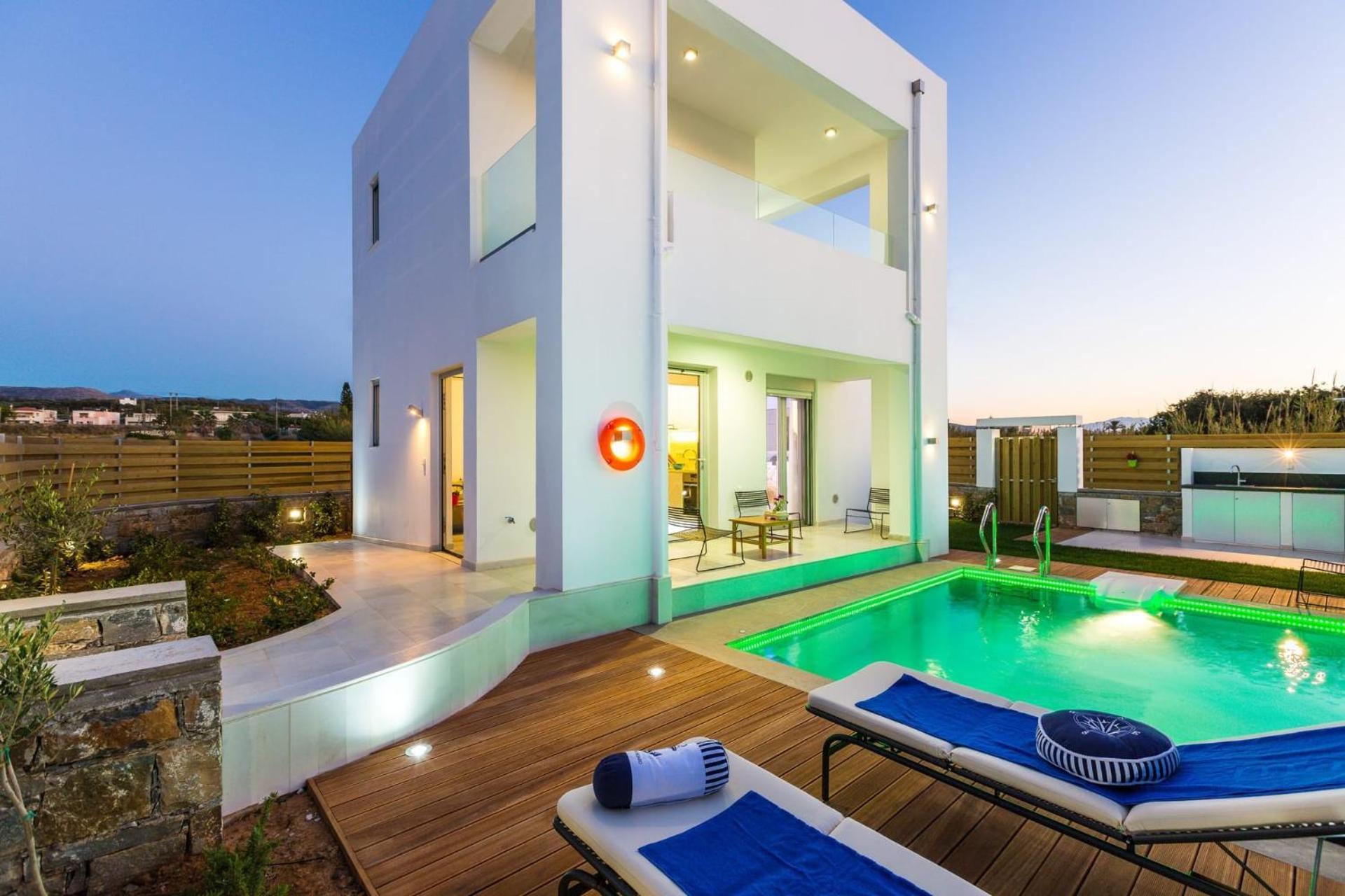 Tv-R Villa Eeanthe 3 Bedrooms Rethymno Villa *