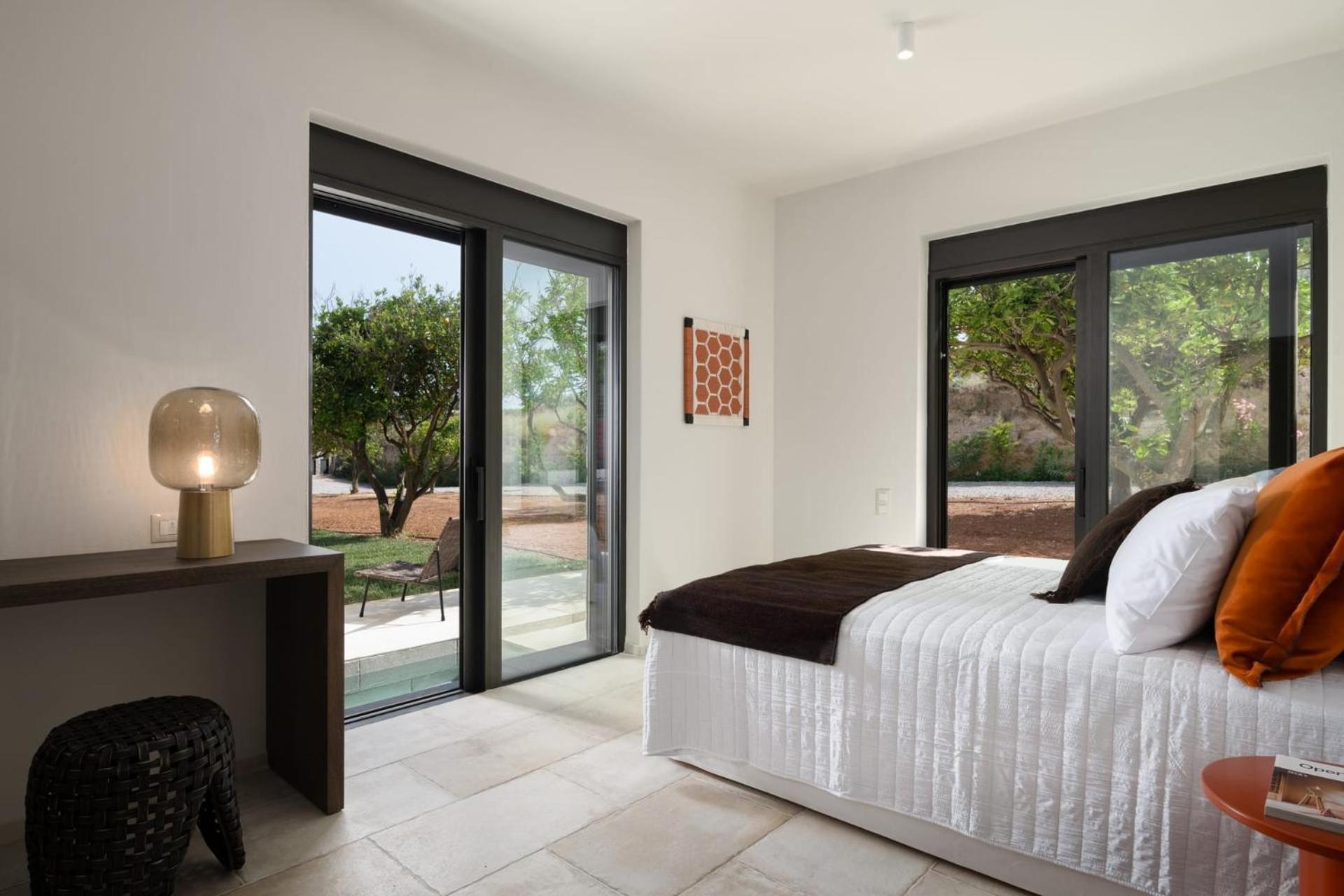 Villa Exquisite Crete Laurel Large Private Pool Modern Furnishing Bbq Rethymno Prinos (Crete)