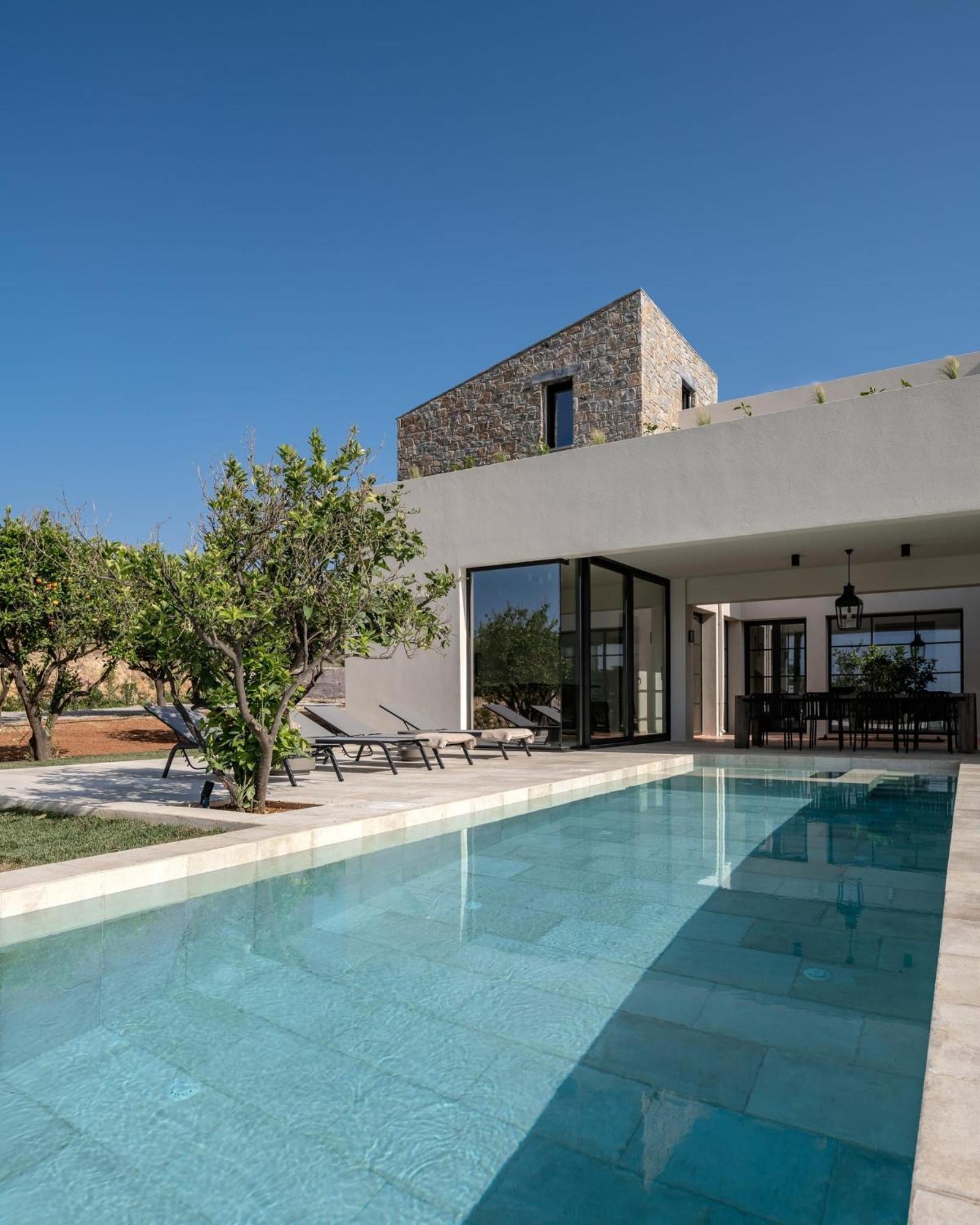 Villa Exquisite Crete Laurel Large Private Pool Modern Furnishing Bbq Rethymno