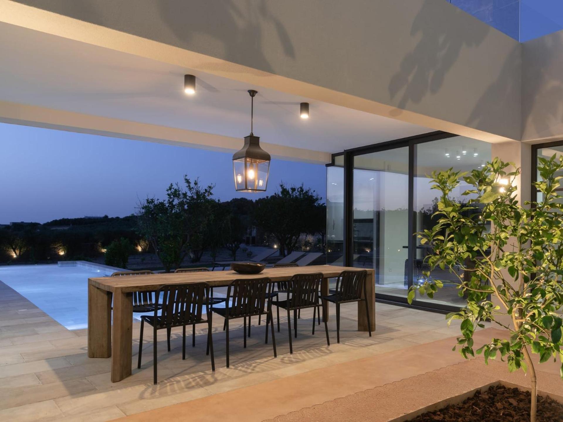 Villa Exquisite Crete Laurel Large Private Pool Modern Furnishing Bbq Rethymno *