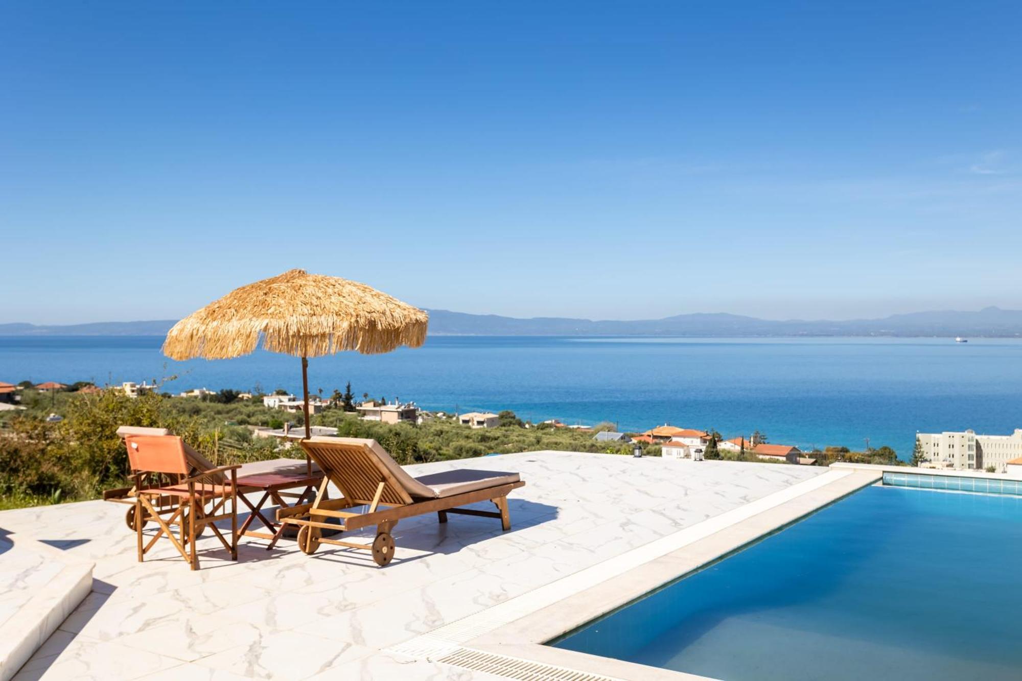 Seaview Haven With Pool By The Beach * Verga Kalamata