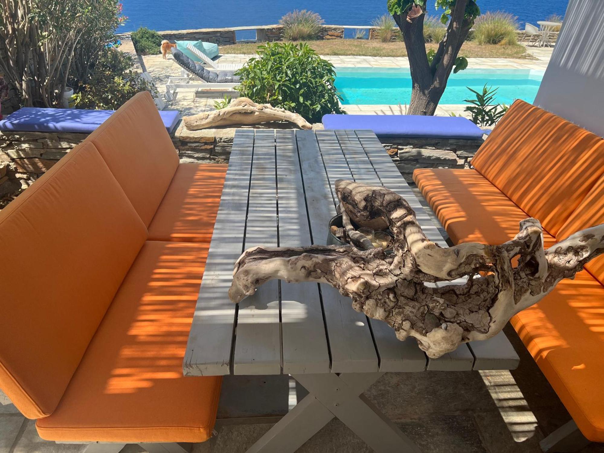 Villa Elli S Seafront Pool Villa, W/sandy In Kea, Cyclades