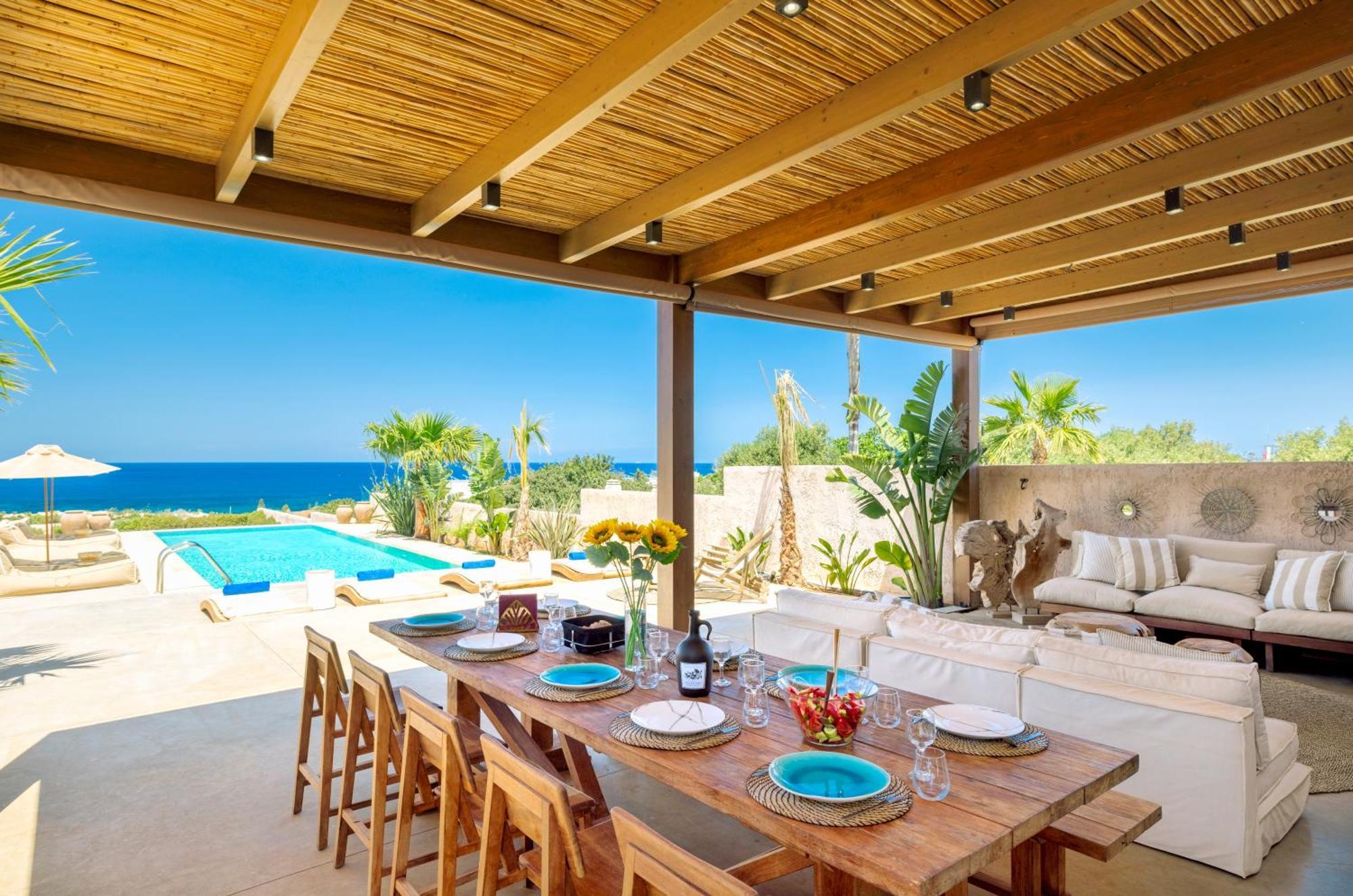 Villa Casa Tequiero, An Ethereal Seaview Retreat, By Thinkvilla Hersonissos (Crete)