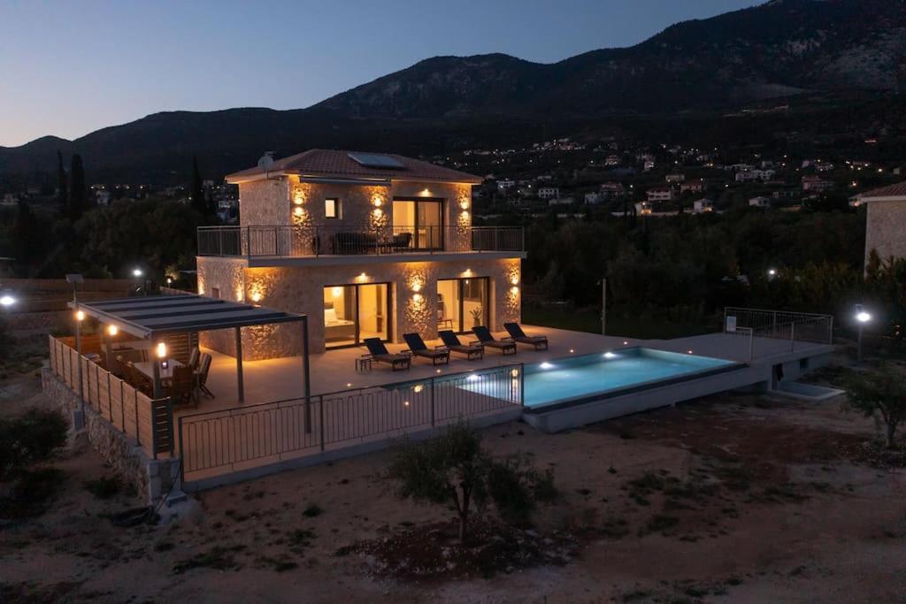 Villa Brand New Kefalonia Stone - Trapezaki Tranquility Trapezaki (Kefalonia)
