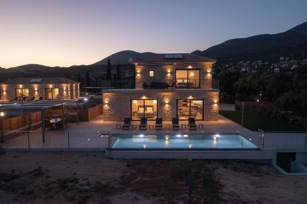 Villa Brand New Kefalonia Stone - Trapezaki Tranquility Trapezaki (Kefalonia)