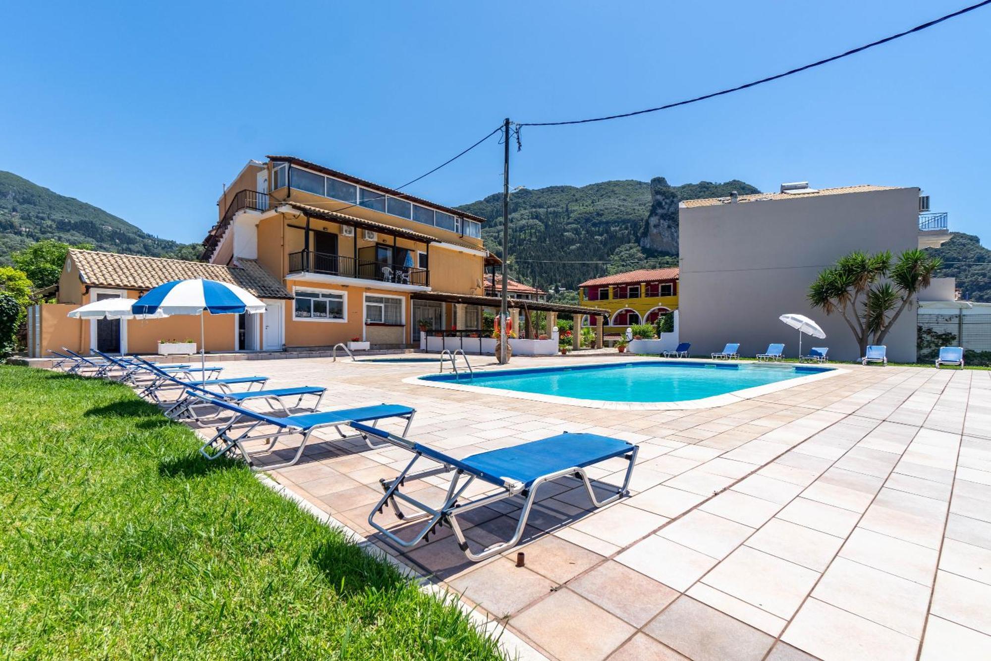 Mires House Front 1 * Agios Gordios (Corfu)