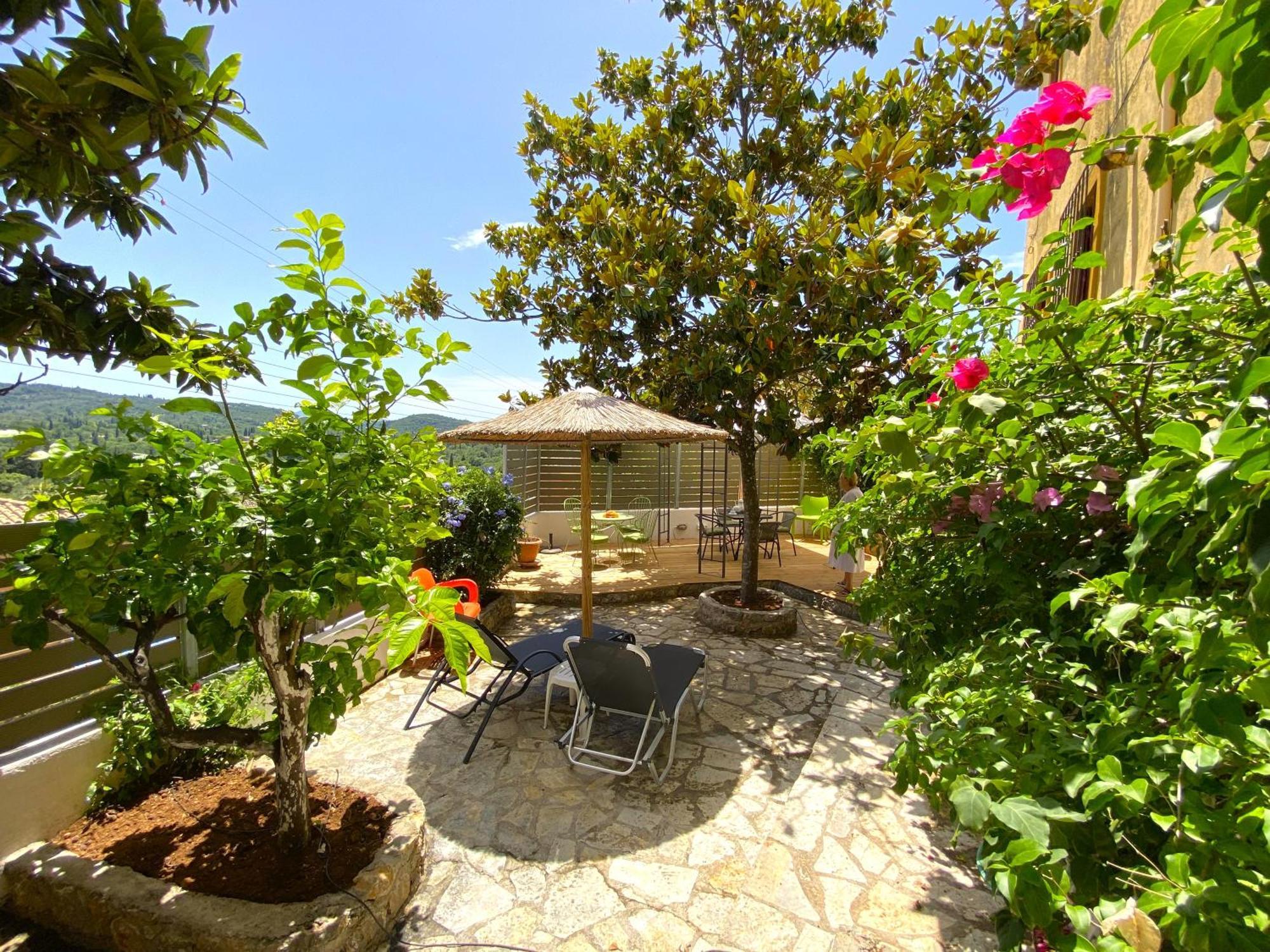 Magnolia Country Estate 200year Old Stone House Ano Korakiana