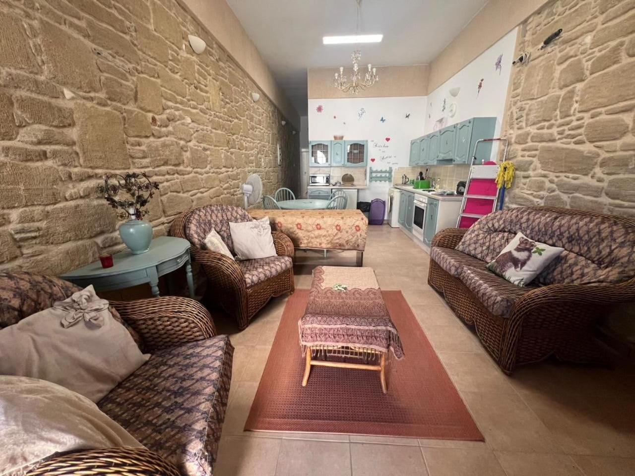 Rustic 2 Bd Stone Apt In Malonas Rodos Malona Village