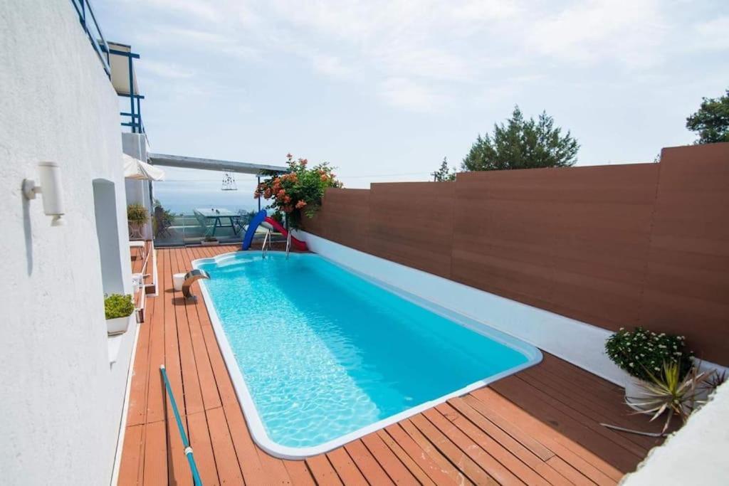 Villa White-blue Luxury 1 Pefkali