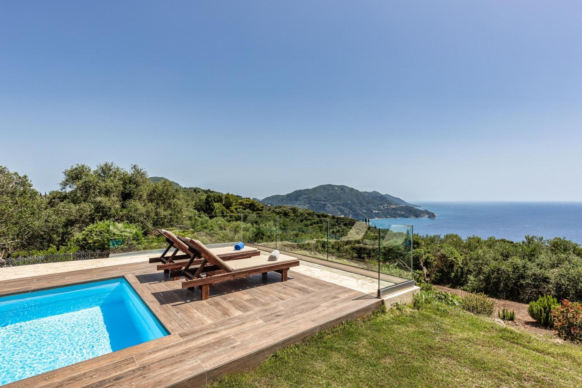 Vardia-amazing Seaviews With Heated Pool Villa Sinarades
