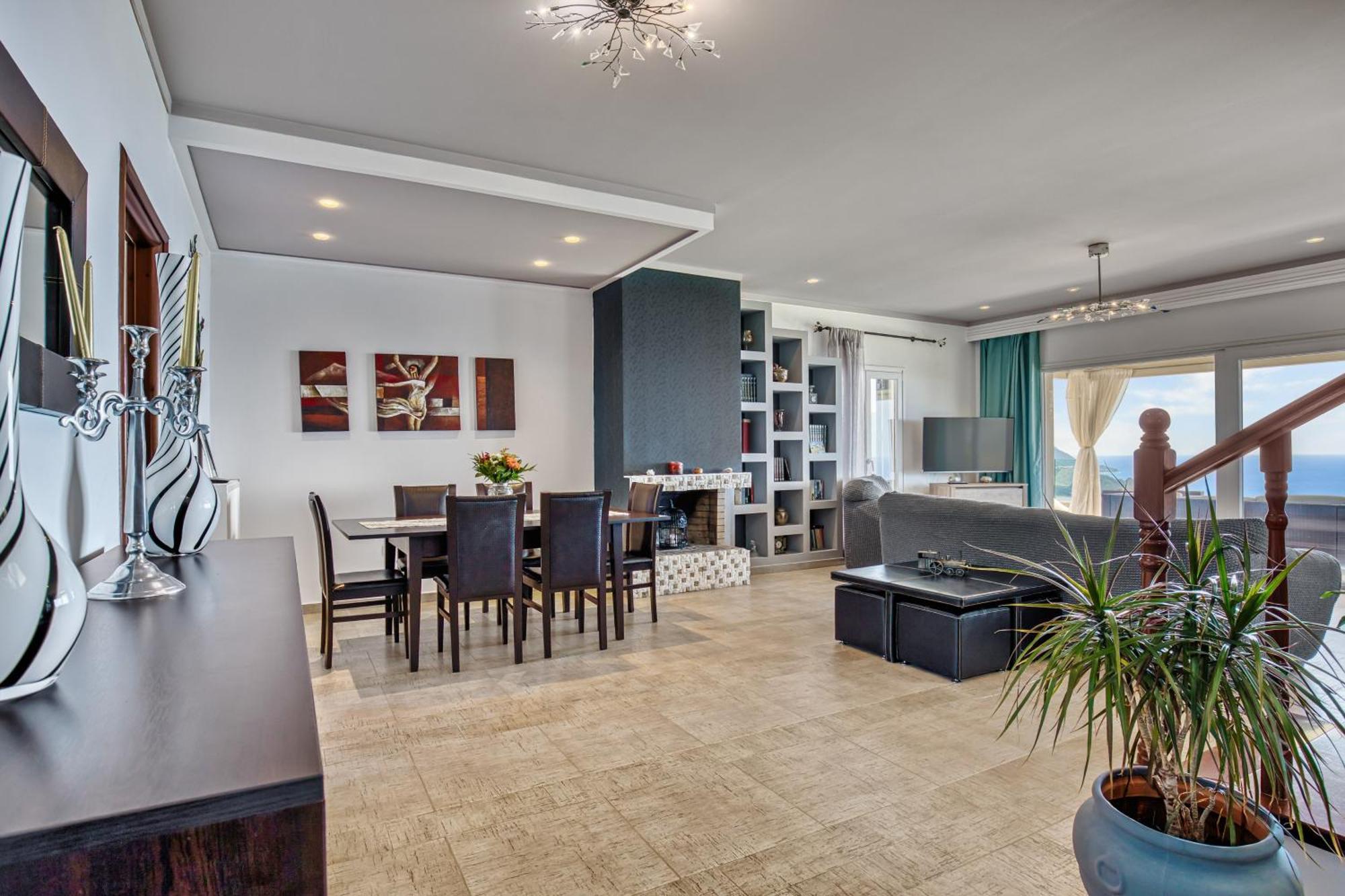 Villa Vardia-amazing Seaviews With Heated Pool
