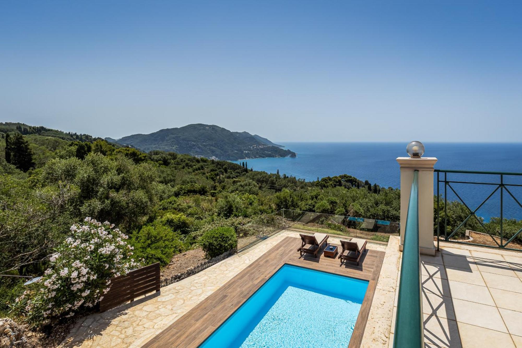 Vardia-amazing Seaviews With Heated Pool Villa Sinarades