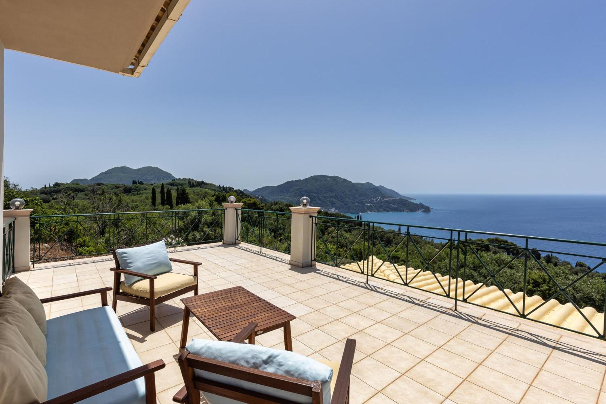 Vardia-amazing Seaviews With Heated Pool Villa Sinarades