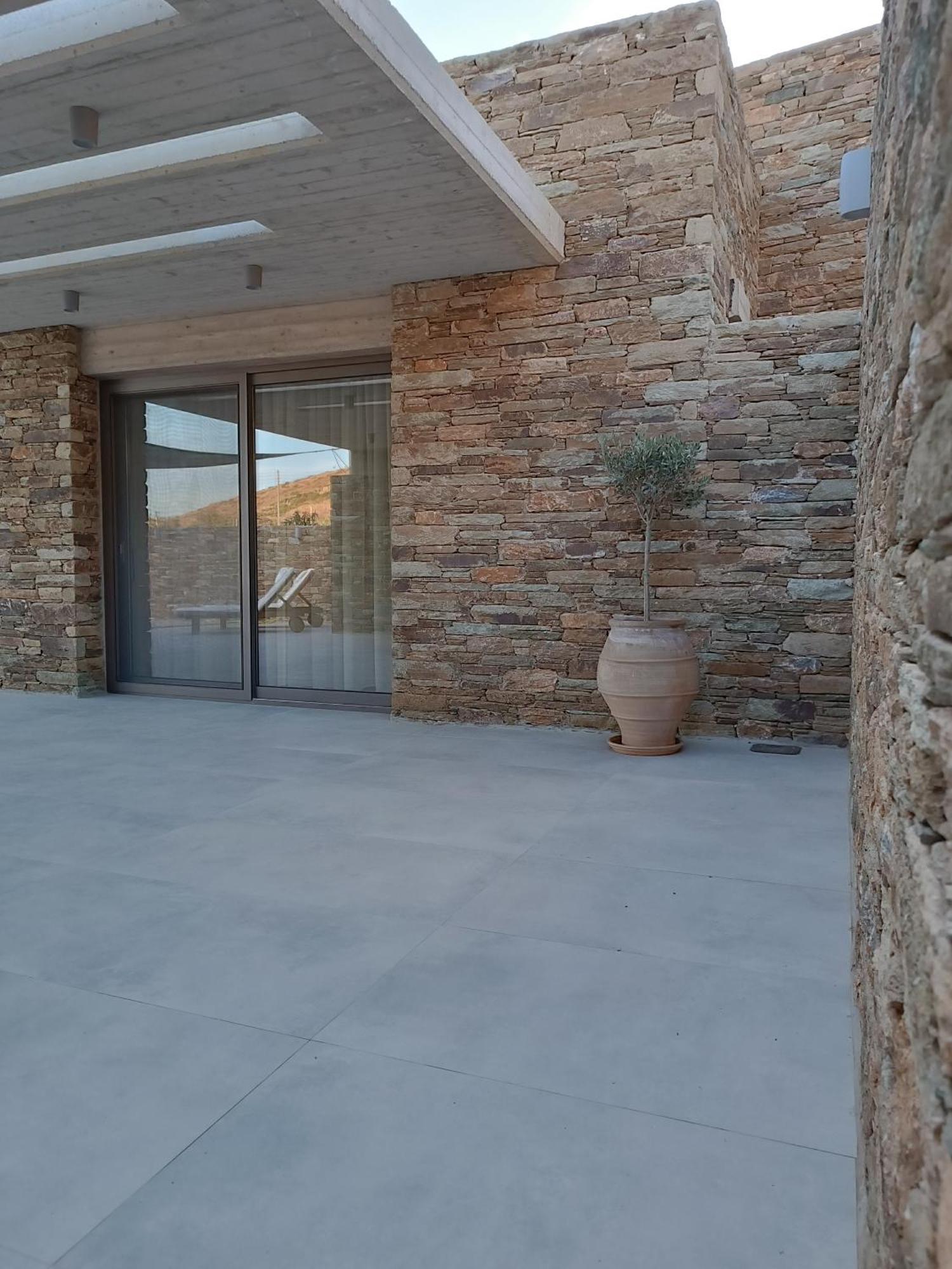 Gray And Blue Villa