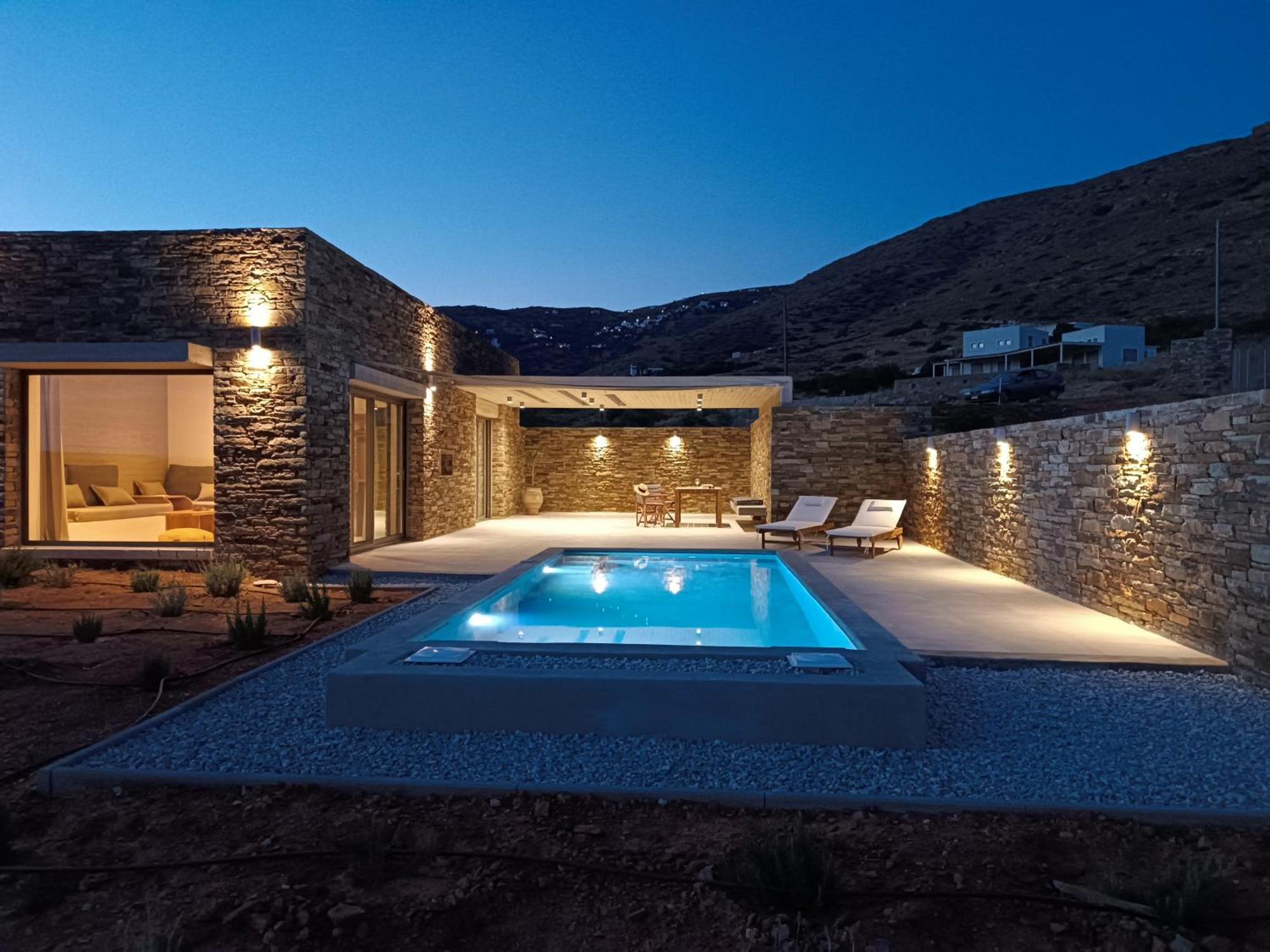 Villa Gray And Blue